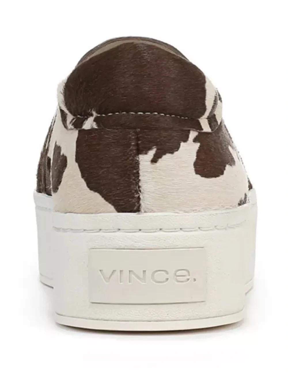 Vince Warren II Calf Hair Slip On Platform Sneakers 6.5 Moonlight Multi